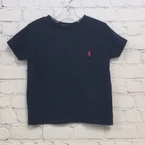 2/2T Polo Ralph Lauren Navy Blue Boys Tee